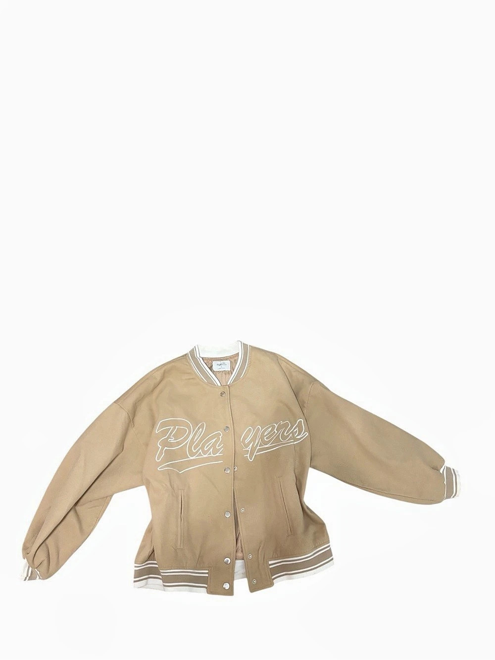 Rue21 Players Varsity Bomber Jacket in Brown